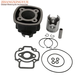 Scooter 70cc Big Bore Cylinder Kit For Piaggio 50 Nrg Extreme Rst Mc2 Zip Sp 50cc 2-Stroke 100080560 47mm 12mm