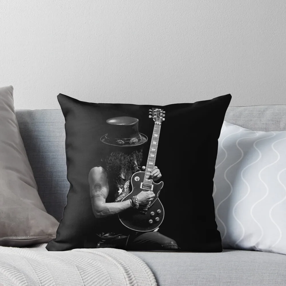 

stage slash guitars vintage Throw Pillow Cushion Cover Luxury Couch Cushions Custom Cushion pillow