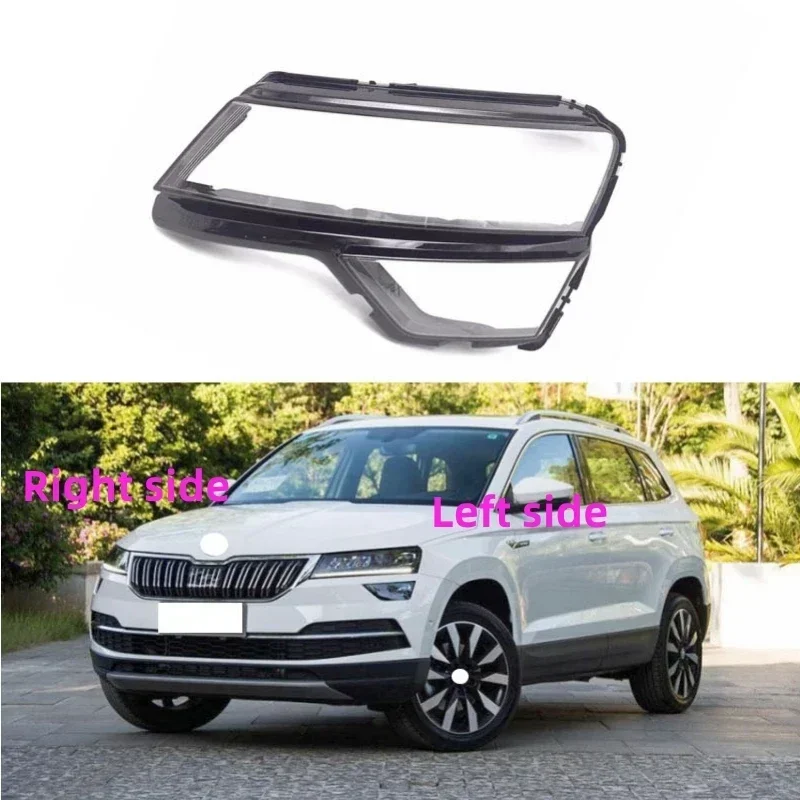 For Skoda Karoq 2018 2019 2020 2021 Car Headlight Shell Headlight cover Headlamp Lens Headlight Glass Auto Shell Cover