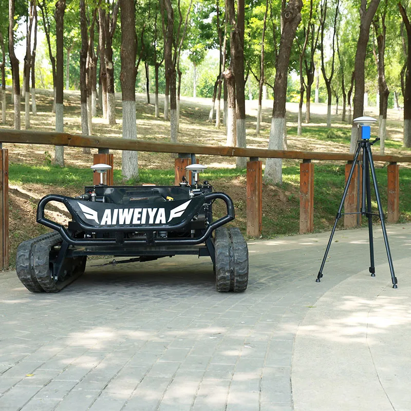 

Customized Double Motor Remote Control Lawn Mower for Fast Cutting Strong Power Thick Grass Maintenance Outdoor Tools