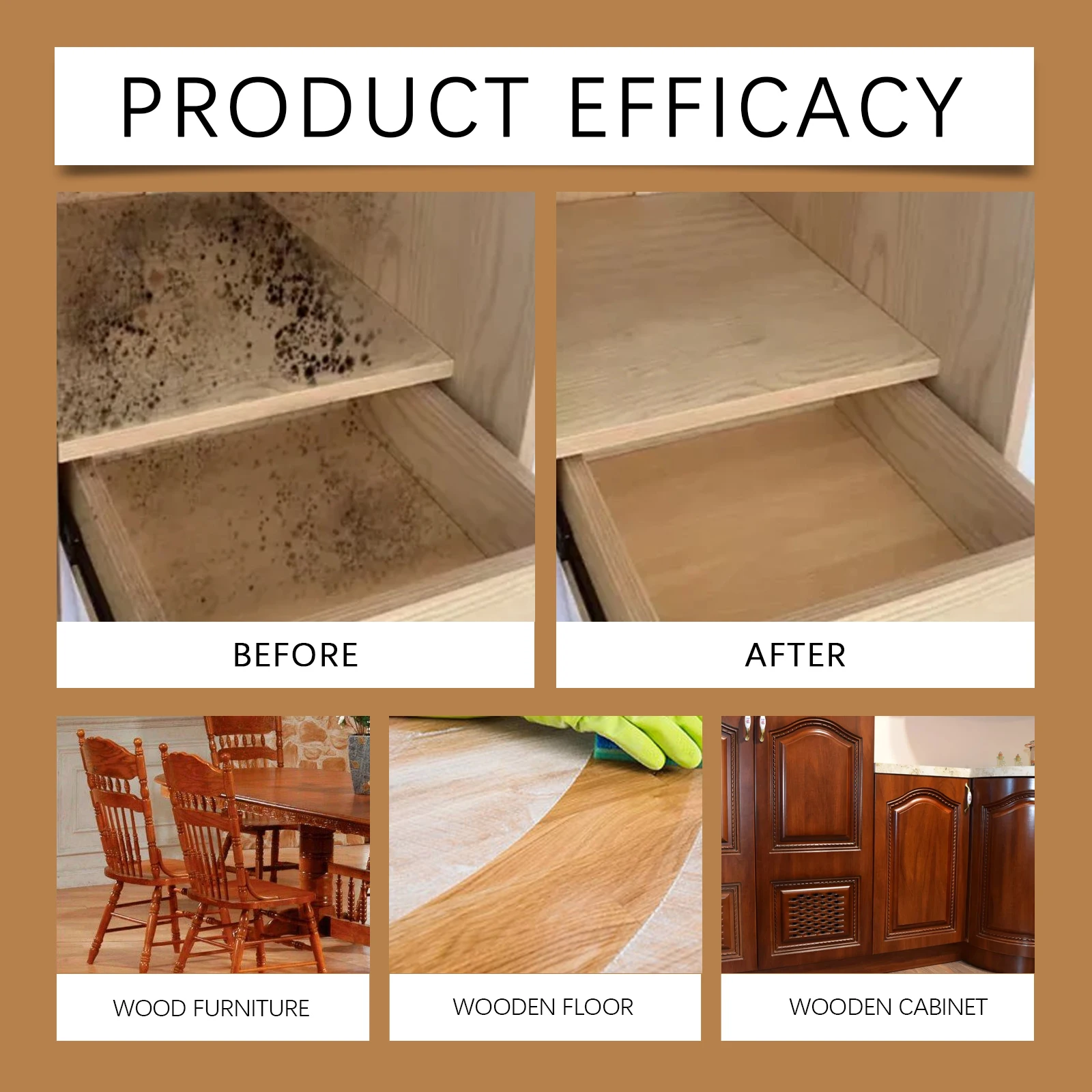 Furniture Cleaner Spray Gentle Wood Polish Wood Care Solution Effective Deep Clean Stain Remover Home Care Home Cleaning Tool