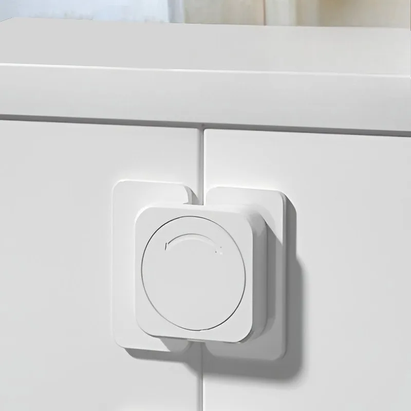 

Multifunctional Child Safety Lock - Drill-Free Anti-Pinch Hand Latch for Drawer Cabinet Sliding Door Refrigerator Window