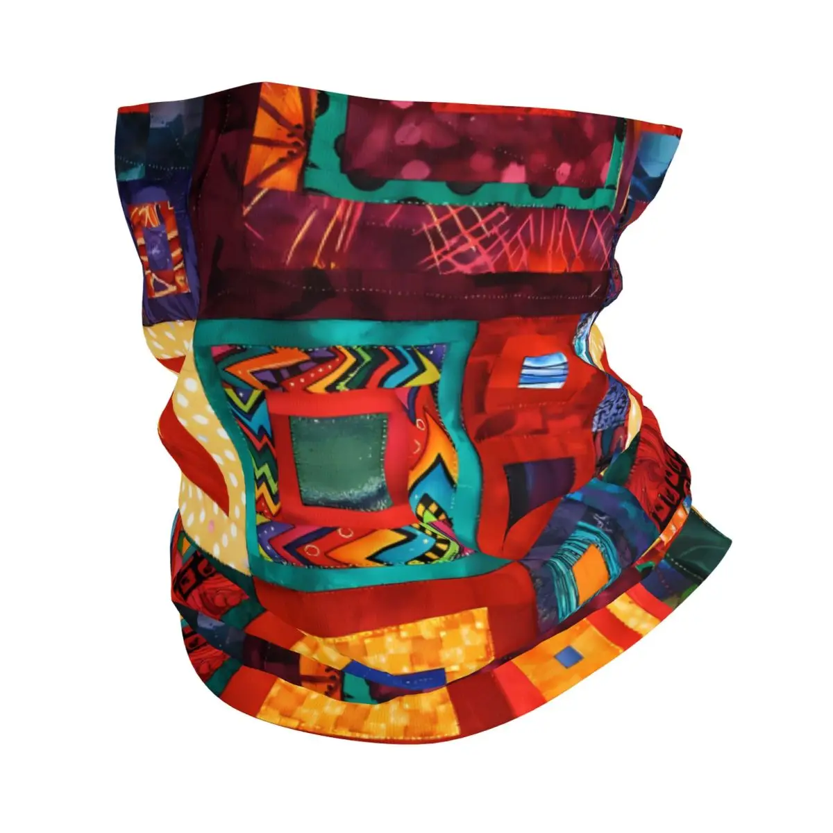 Vintage Design, Multi-Culture Scarf Neckerchief Neck Face Mask Polyester