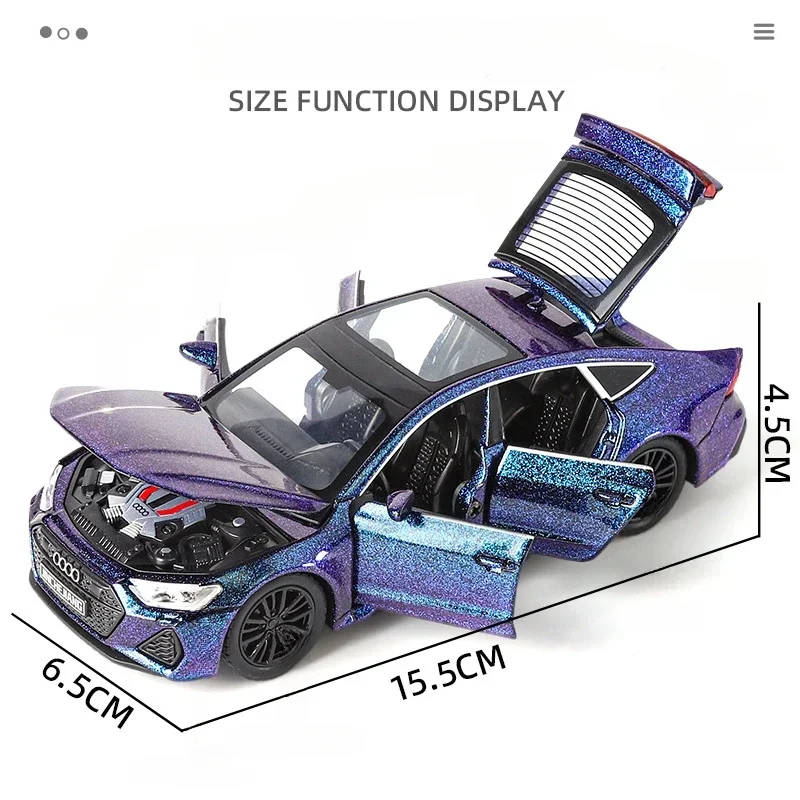 RS7 Sportback Audi Alloy Car Model Children boy New 1:32 diecast metal toy vehicle birthday gift miniature voiture hone decor