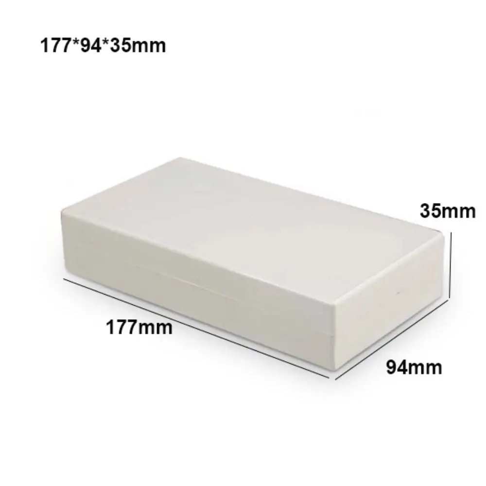 New Waterproof Project Enclosure Boxes ABS Plastic 8 Styles Storage Case White Black Housing Instrument Case Electronic Supplies