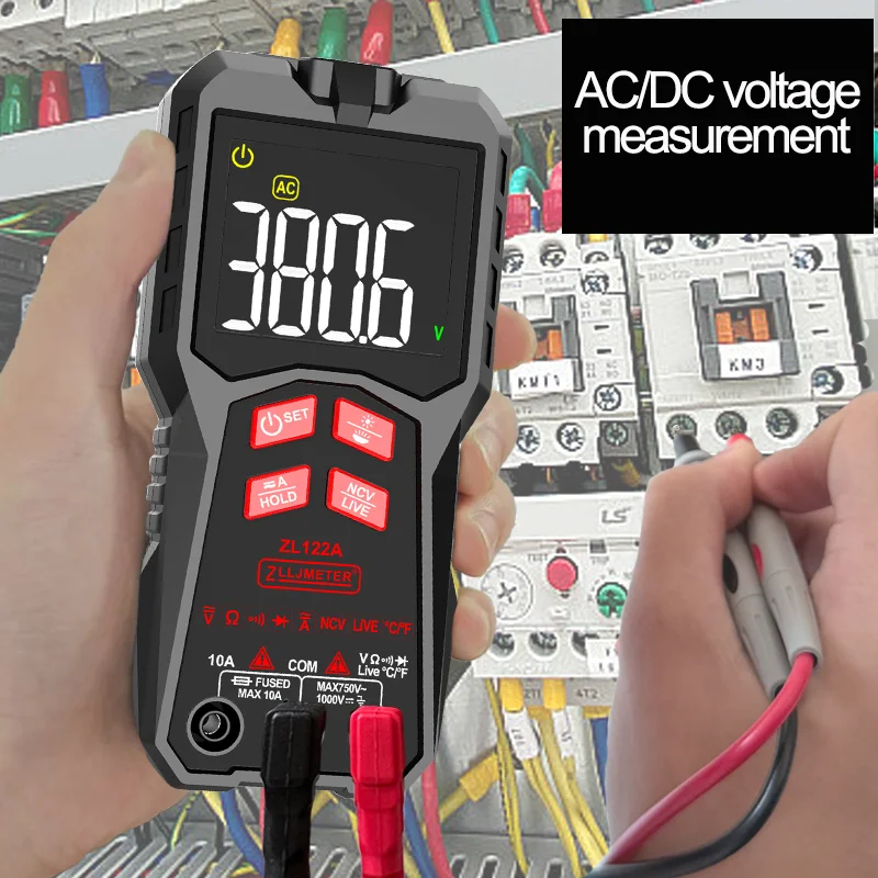 Automatic Digital Multimeter 4000 Counts Electrical Tester Auto-Ranging Smart Digital Multimeter Non-Contact Digital Multi Meter