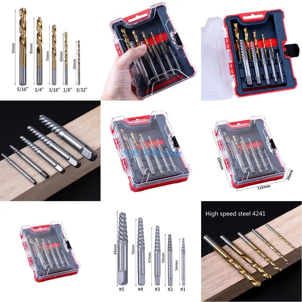 

Набор спиральных сверл L8RC HSS для битов высокой твердости для строительных работ дома