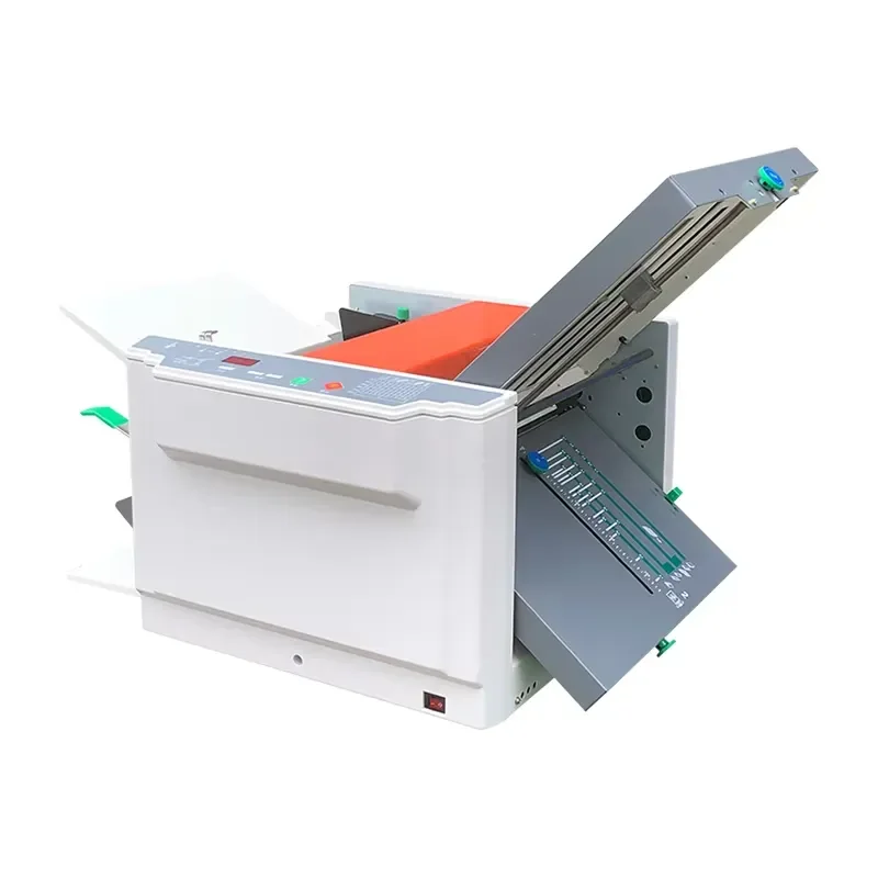 CE Certificate Desktop High Speed Electric A3 A4 Size Manual Feeding Paper Folding Machine