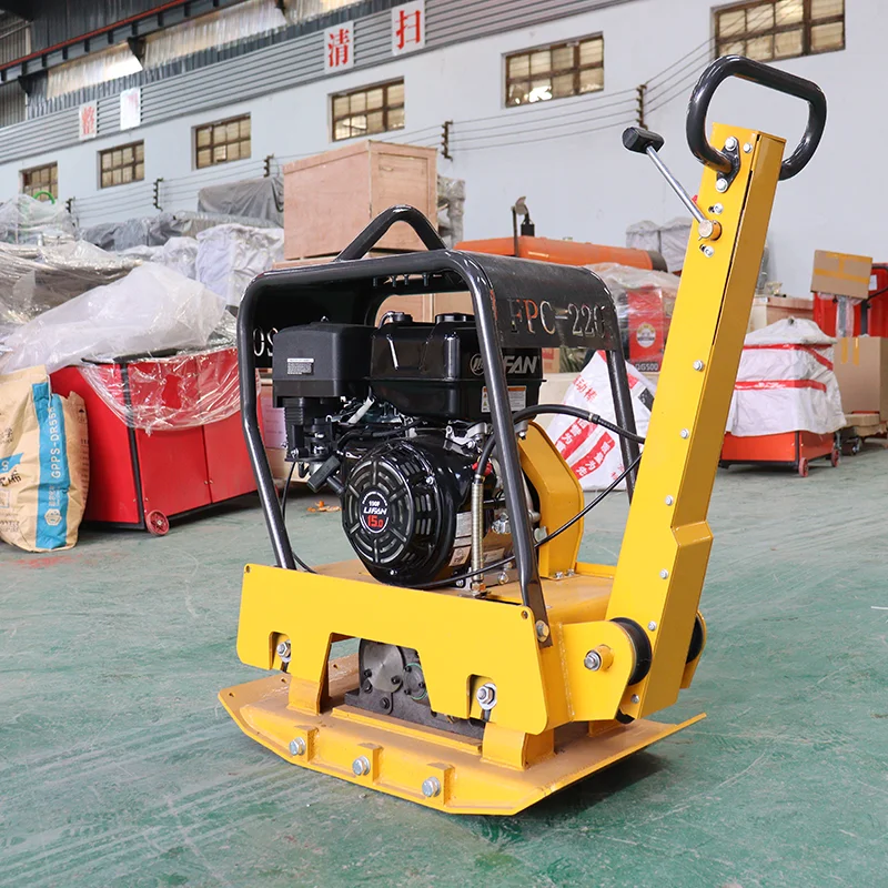 Dur500歩行式ディーゼルプレートコンパクタ機械コンクリートバイブレータープレートコンパクタ