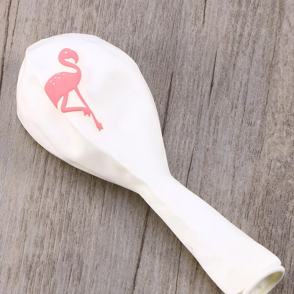 

10Pcs 12 Inch Flamingo Printing Pink Pure Color Golden Sequins Balloons Kit Wedding Birthday Party Decorations