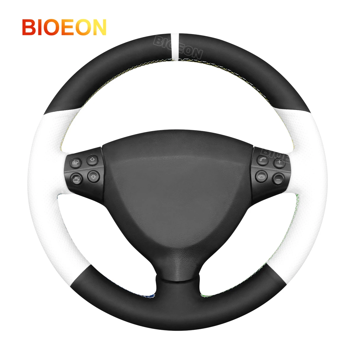 

Bioeon Leather Car Steering Wheel Cover for Mercedes-Benz A-Class W169 A160 A180 2004-2012
