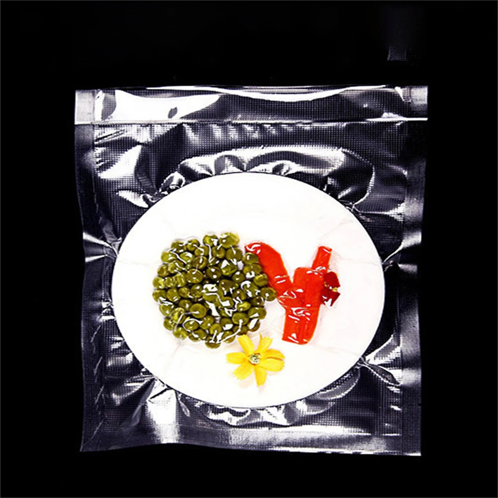 100PCS Vacuum Bags For Food Lot Packed Sealing Storage Bags Heated Freezer Bags Kitchen Food Transparent Cooked Food Bags image 3