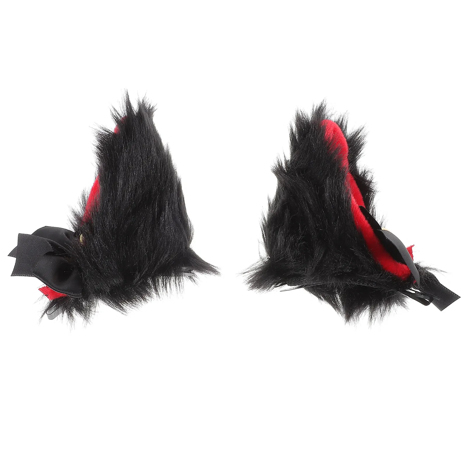 

1 Pair Cat Ears Hair Clips Soft Comfortable Cosplay Hairpin Animal Ear Hair Accessories for Cat Ears Animal Hairpin