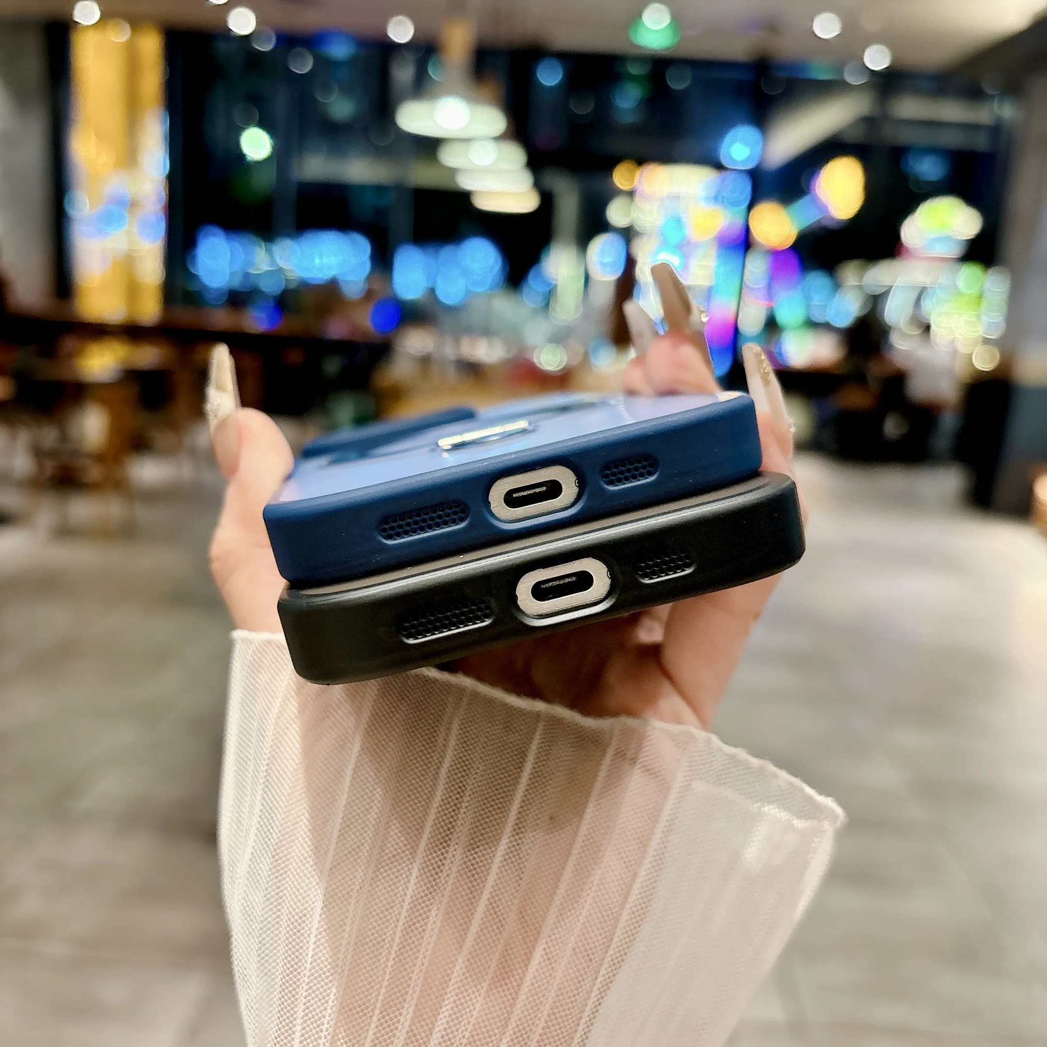 حافظة شحن مغناطيسية لحماية العدسات بلون غير لامع لهاتف Magsafe iPhone 17 Air 16 PM 15 Plus 14 13 12 11 Pro Max #6