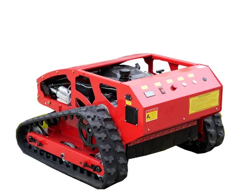 Intelligent Agriculture And Forestry Equipment Remote Control Robotic Remote Control Lawn Mower With Crawler Mini Grass Cutter