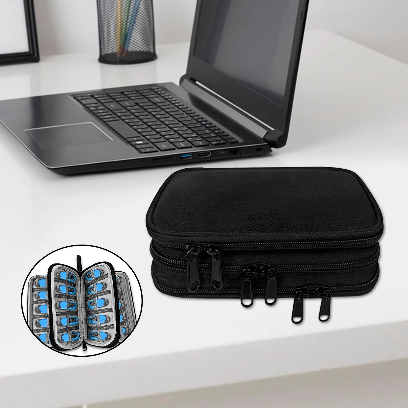 

Чехол для флэш-накопителя, USB-футляр для хранения, сумка для большого пальца с сумкой на молнии, электронные аксессуары, держатель для привода, подарки для мужчин