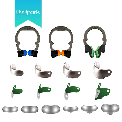 Dentpark/sistema de matriz seccional Dental, anillos de abrazadera, bandas, matrices para herramientas de odontología de restauración de resina compuesta Clase II