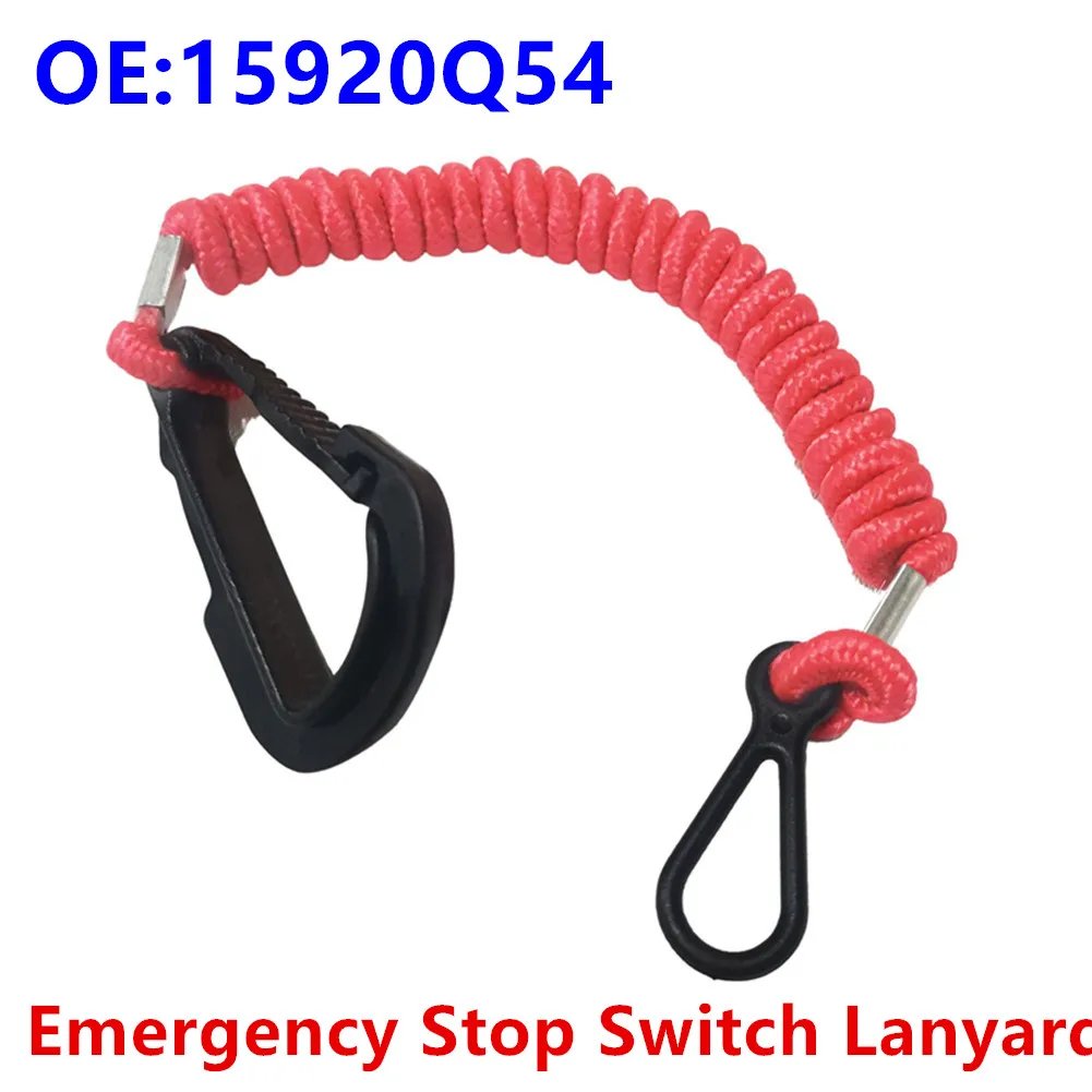 For Mercury For Mariner Outboard Safety Lanyard Cord For Stop Switch 15920Q54 9.44 Inches ABS Accessories For Vehicles