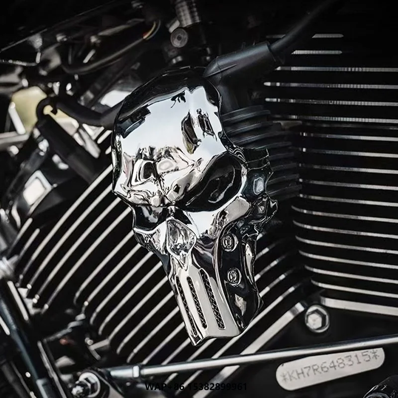 

Custom Look Aluminum Alloy Skull Coil Cover for M8 Softail/121CVO/2024+ 117 Road Glide/Street Glide Motorcycle Body Systems