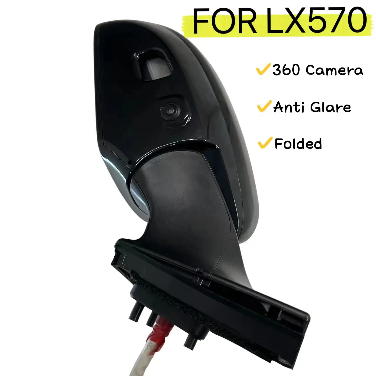 Fotografia 7: Fornecimento de fábrica espelho retrovisor automático esquerdo direito 360 cam era espelho lateral para Lexus LX570