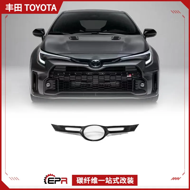 

Suitable for Toyota GR Corolla Corolla Dry Carbon Fiber Original Front Bar Middle Mesh, Decorative Patches, Exterior Parts
