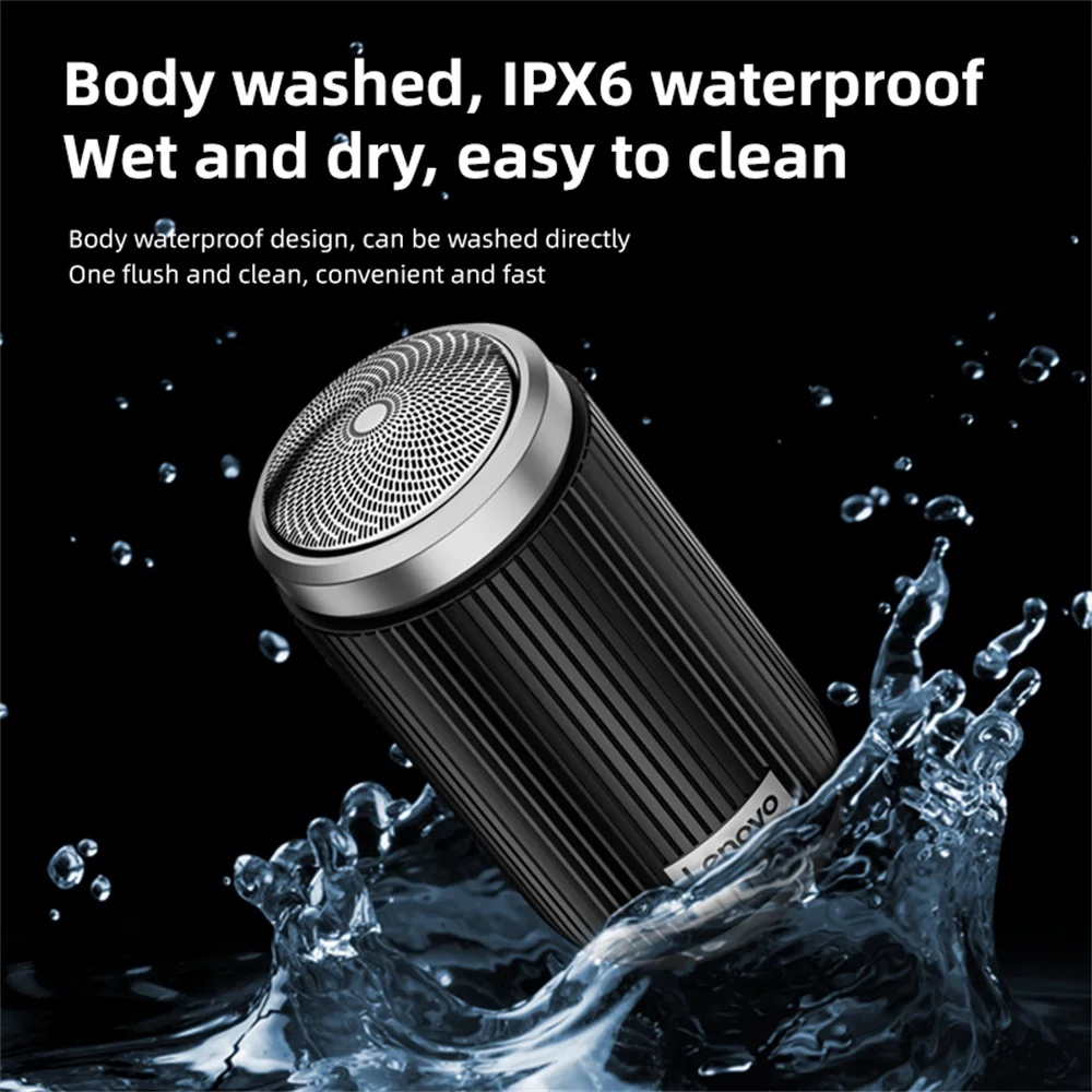 Rechargeable Waterproof Electric Shaver Razor For Men With Nose And Sideburn Trimmers And Face Cleaning Brush - Achieve A Smooth