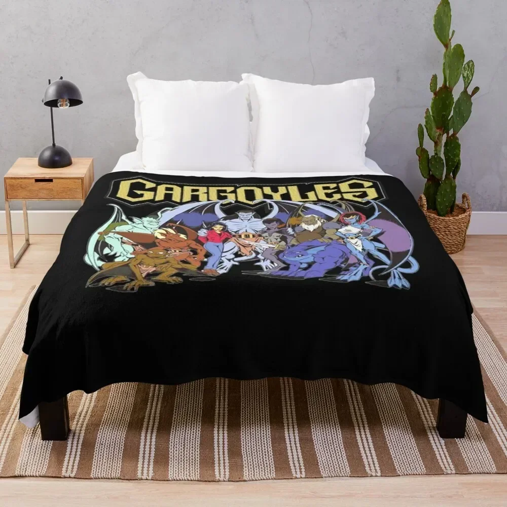 

Gargoyles The Origin Essential T-Shirt Throw Blanket Ultra Soft Flannel Fleece Blanket for All Seasons