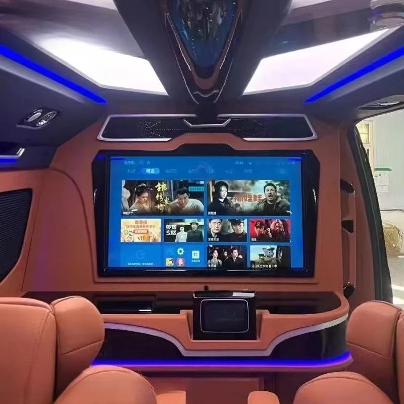 HIACE Luxury Whole Interior Kits Upgrade with Electric Curtain Electric VIP Seats Customized for HIACE