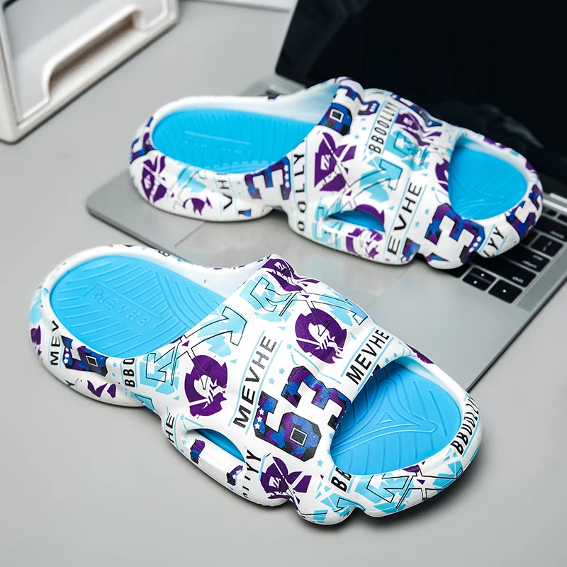 Coconut Slipper Men Summer 2024 New Wear on The Soft Soles of Non-slip Slipper Men Large Size Summer Beach Sandals crocks men