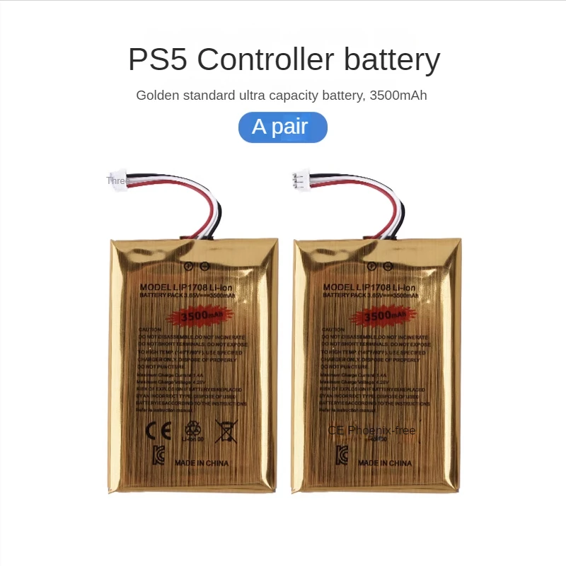 Lange Lebensdauer und Haltbarkeit eingebaute wiederauf ladbare Lithium batterie 3500/1560/3000 mah hohe Kapazität für ps5 Controller