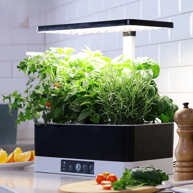 Annecy with smart soil - click and grow smart garden indoor herb garden hydroponic growing systems kitchen