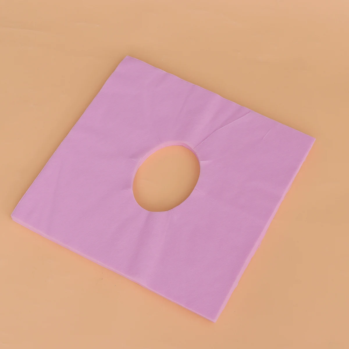 

100Pcs Face Hole Pillow Cover Nonwoven Disposable Bed Pillow Towel Cover for Spa Beauty Salon Massage Soft Breathable