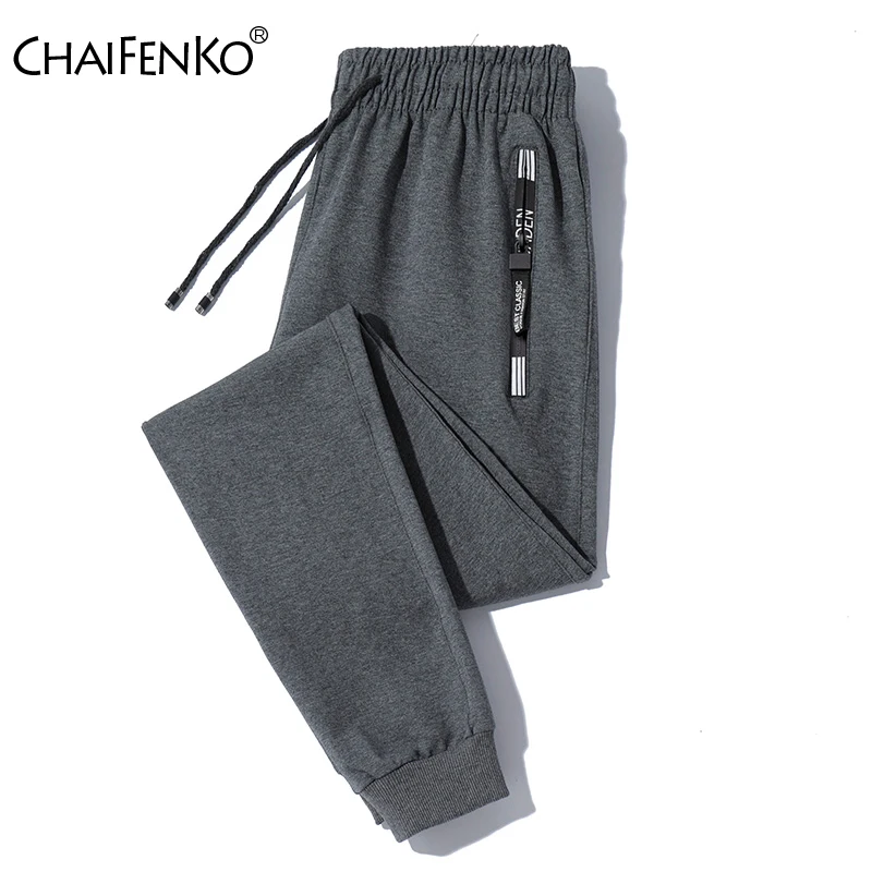 Men 2024 Autumn New Elastic Casual Sports Pants Men Fashion Multi-Pocket Jogging Trousers Fitness Run Drawstring Pencil Pants