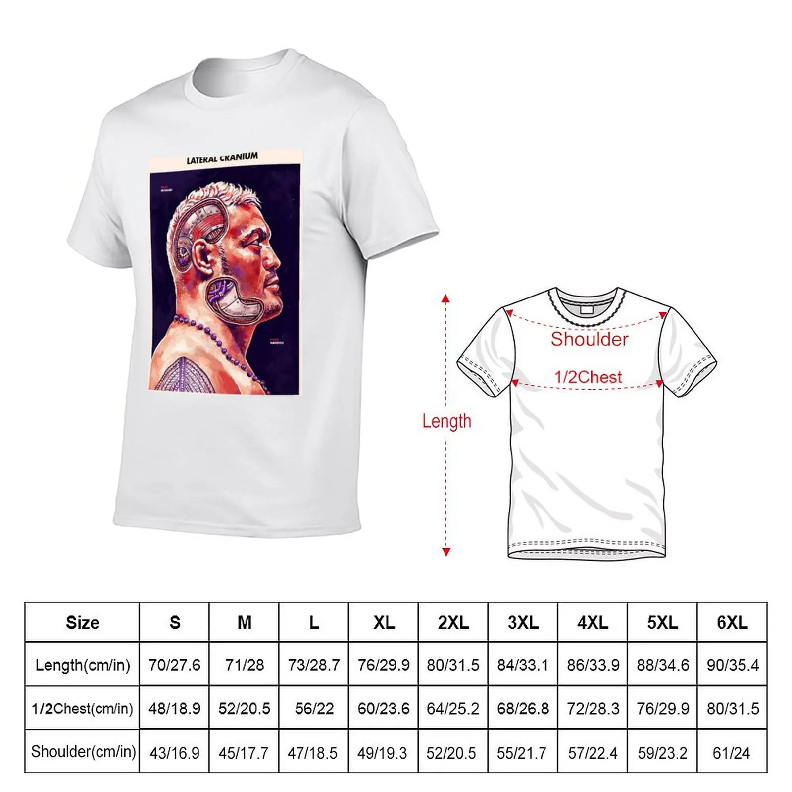 Mark Hunt - Lateral Cranium T-Shirt Comfortable Workout Short Sleeve Shirt