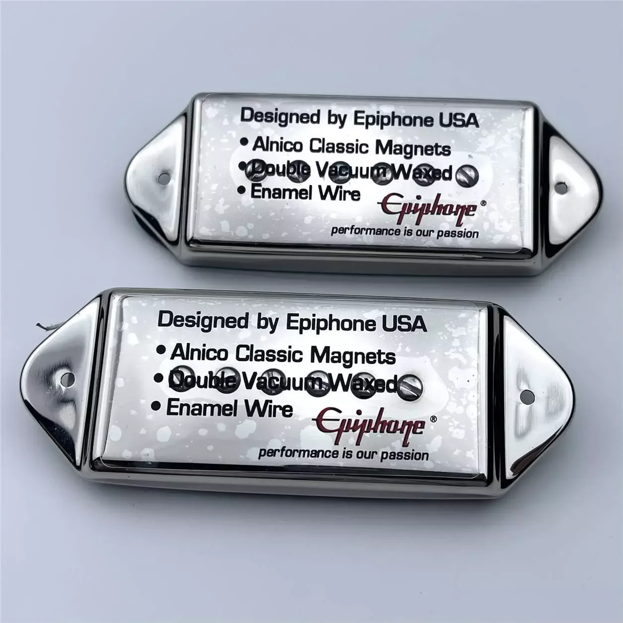 

Set of 2 Electric Guitar Pickups P90 Dog Ear Neck/Bridge Pickups For Epiphone Casino Nickel