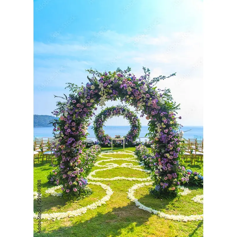 خلفيات مخصصة للتصوير الفوتوغرافي لحفلات الزفاف ، قماش فني ، جدار زهور ، غابة ، دانكيه ، خلفية صور ، مستلزمات استوديو ، أو