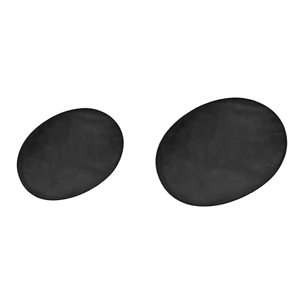 BBQ Fireproof Mat for Outdoor Use - Round Reusable Protector Designed to Withstand High Temperatures Near Fire Sources
