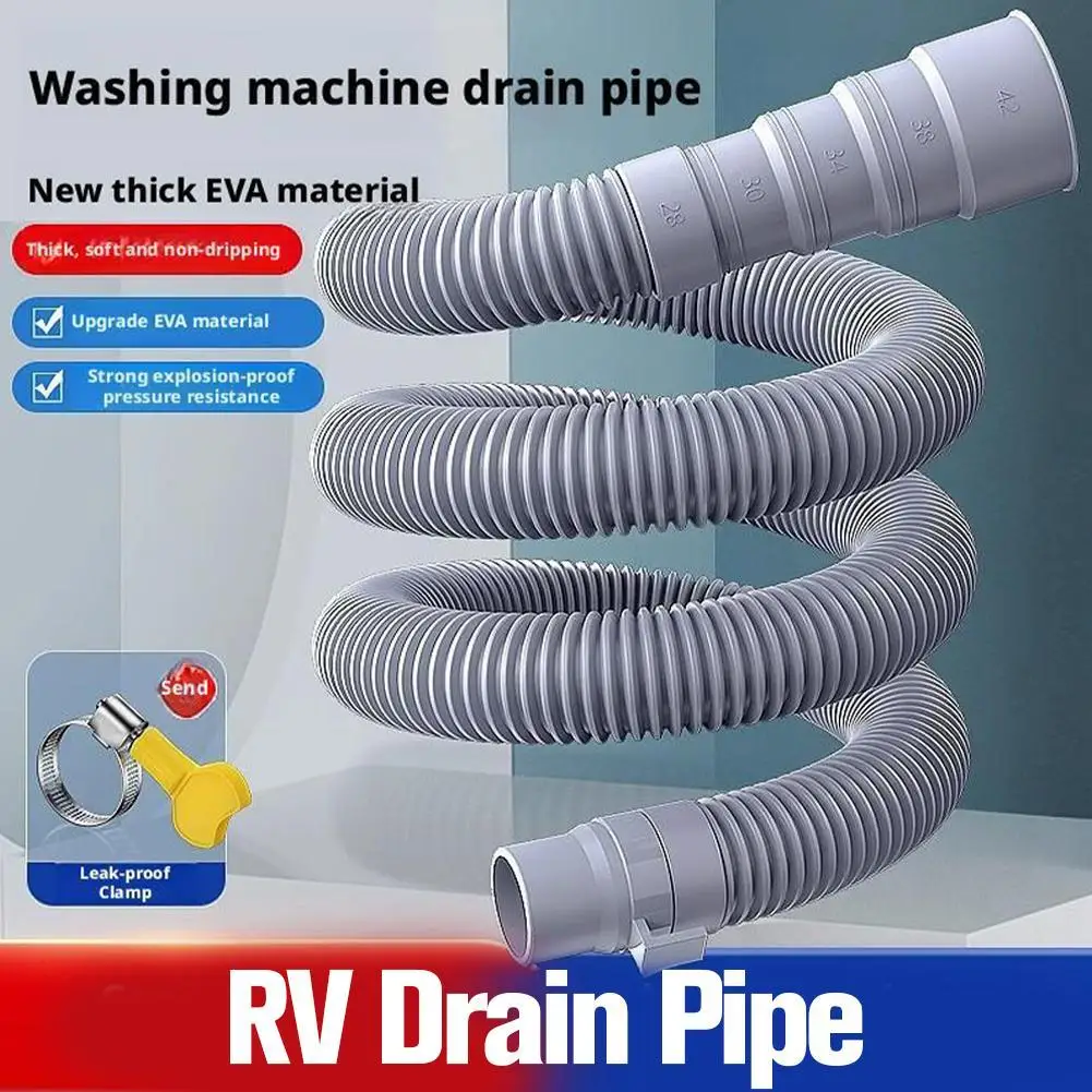 

Сливная труба Стиральная машина Посудомоечная машина Сливный шланг Удлинительная труба с набором зажимов для шланга Герметичный шланг для автофургона Аксессуары для автофургонов