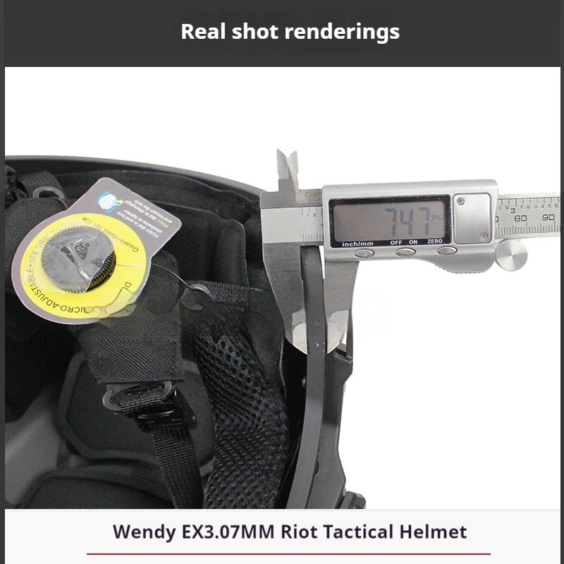 Casco Wendy 3.0 Casco balistico di sicurezza per pistola ad aria compressa tattico addensato Attrezzatura per casco da ciclismo sportivo da caccia all'aperto regolabile