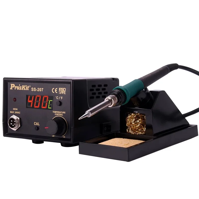 

Pro'skit SS-207H anti-static digital display temperature control welding table soldering iron rework AC220V 60W