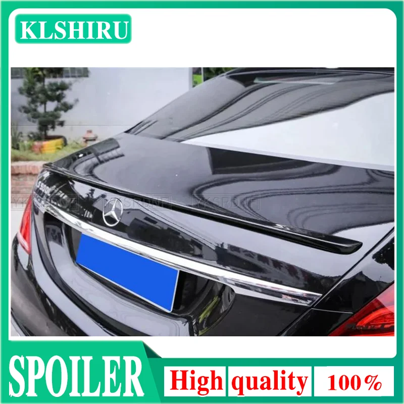 W222 Carbonfaser Spoiler im AMG-Stil, Kofferraumlippe für Mercedes S-Klasse W222 4-Türer Limousine 2013 bis 2019 S350 S400 S450 S500 S600
