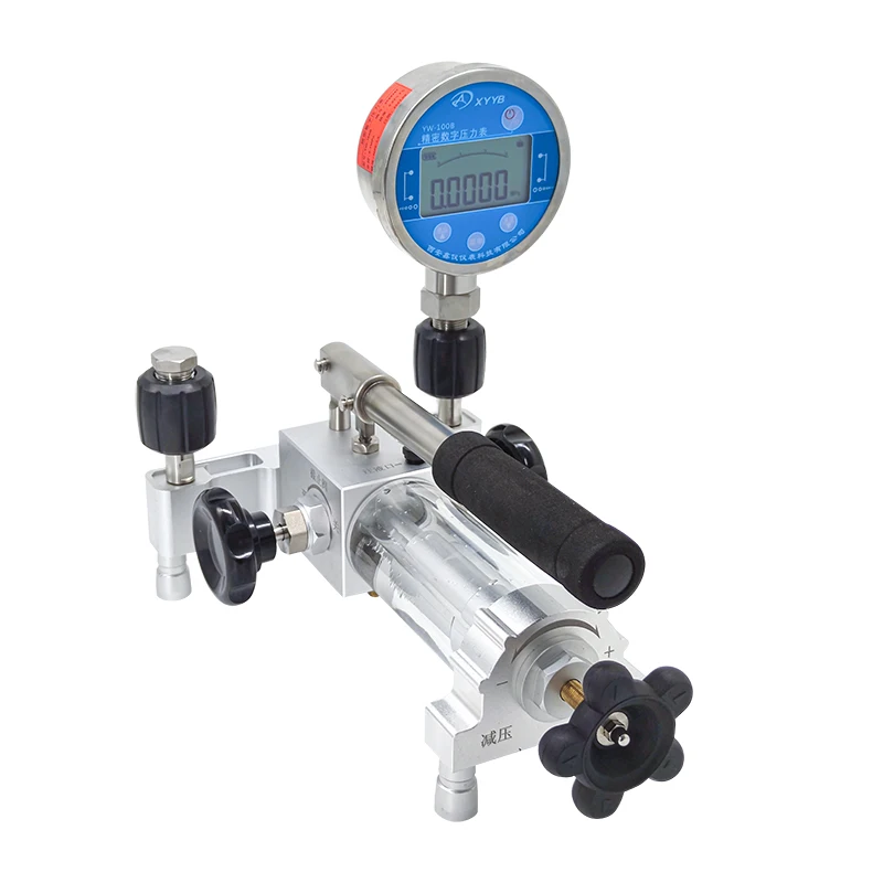

Portable Hydraulic Pressure Source Pressure Gauge Calibrator 700Bar With Pre-pressurization
