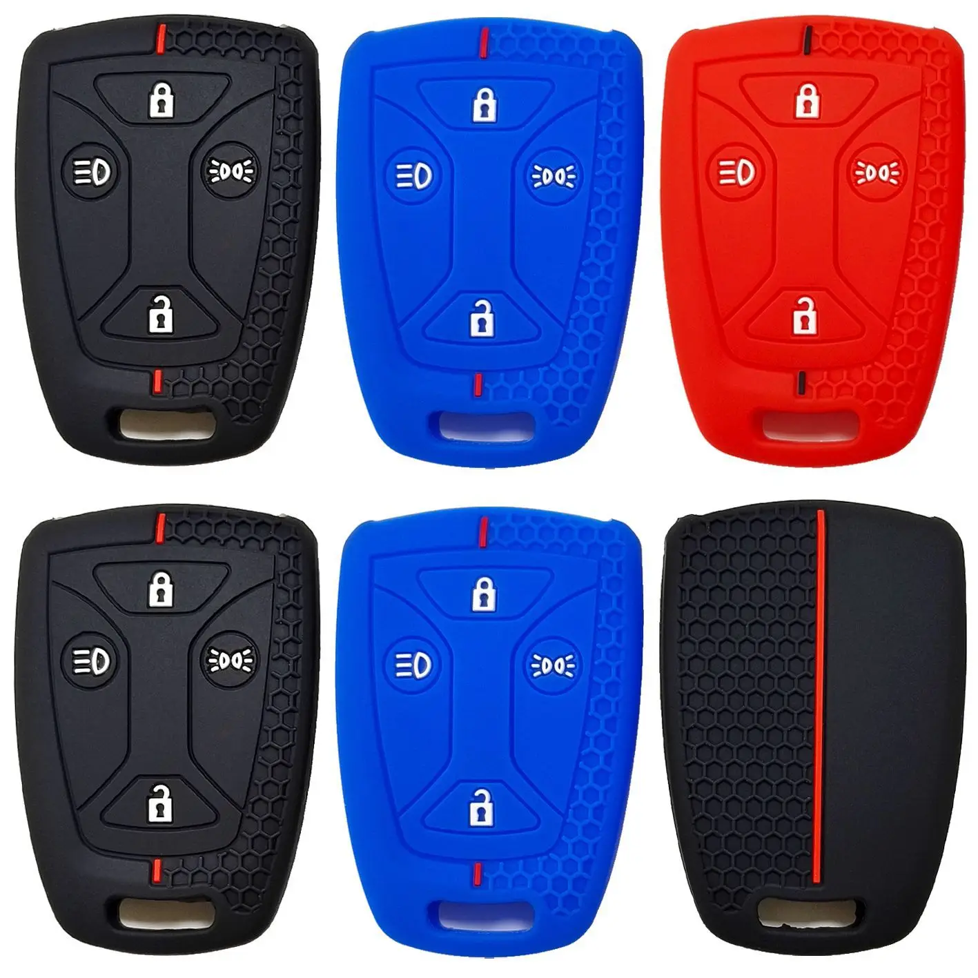 For Scania R series, G series, P series heavy-duty truck tractor remote control, with 4 buttons and honeycomb pattern silicone