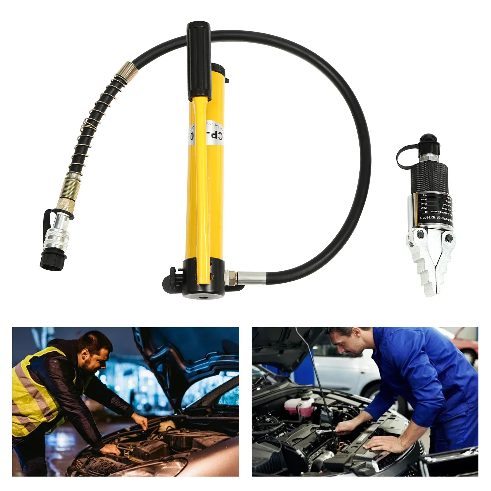 Гидравлическое давление 8T, ход 30 мм, разбрасыватель фланцев, ручной гидравлический насос, фланцевый сепаратор, наконечник толщиной 10 мм для обслуживания трубопровода