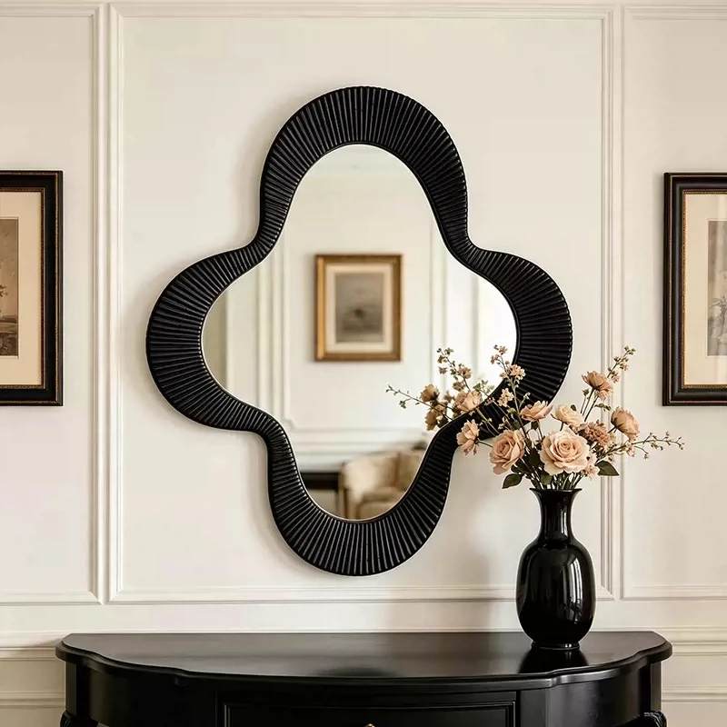 Makeup Bathroom Mirror Aesthetic Korean Style Modern Dressing Table Mirror Nordic Vanity Spiegel Wand Living Room Decorations