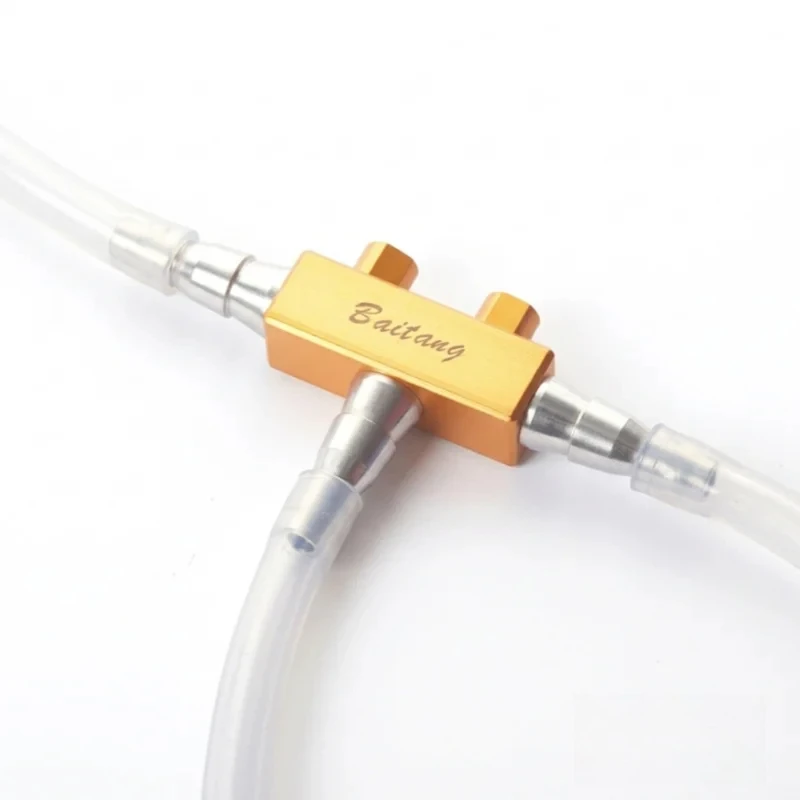 Light Weight SS304 3-way Hub for Aspiration Autoclavable Disinfection Connecting Hubs fast shipping