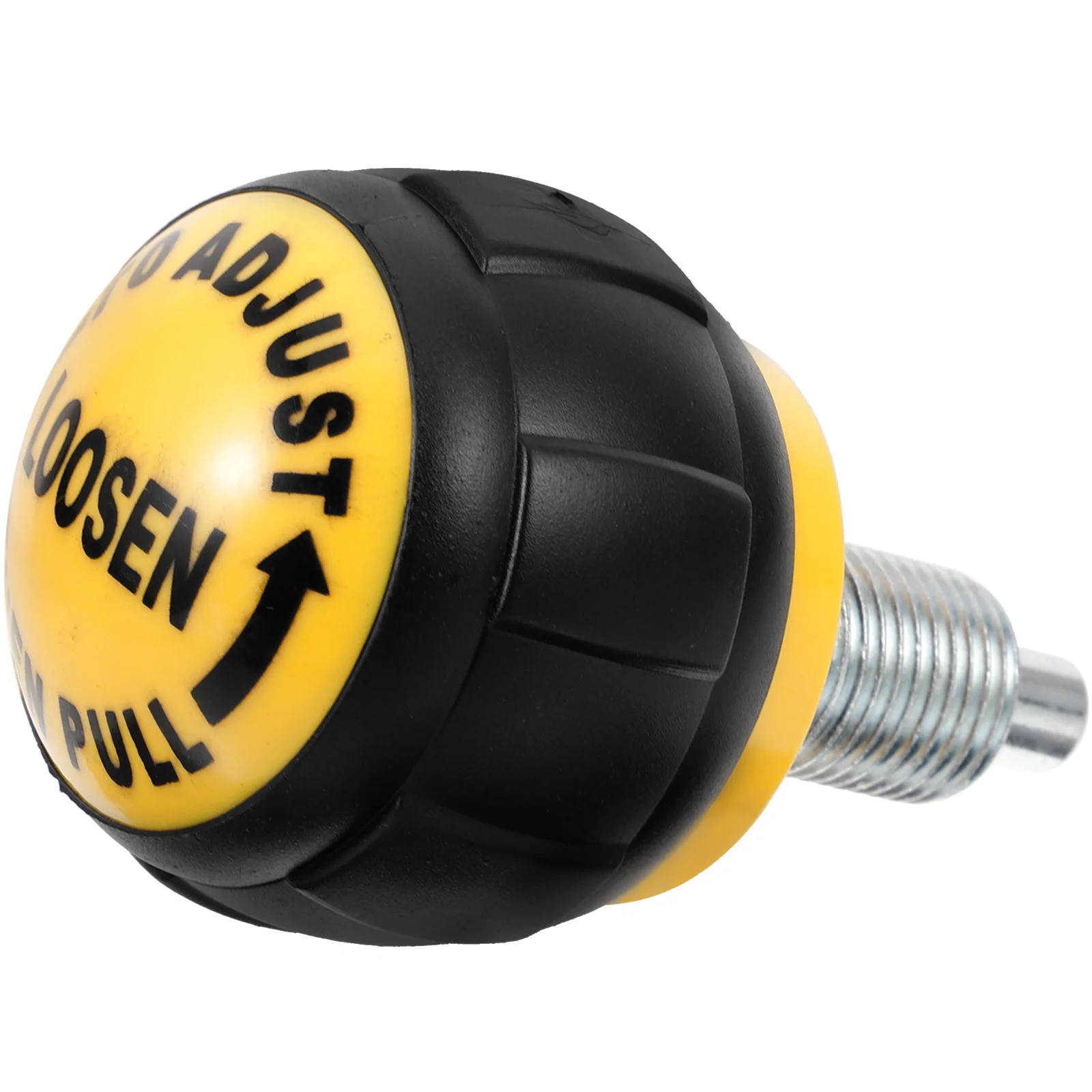 

Shaped Rotating Pull Pin Knob Black Yellow Fitness Equipment Accessories Exercise Bike Parts Gymnastics Bar Replacement