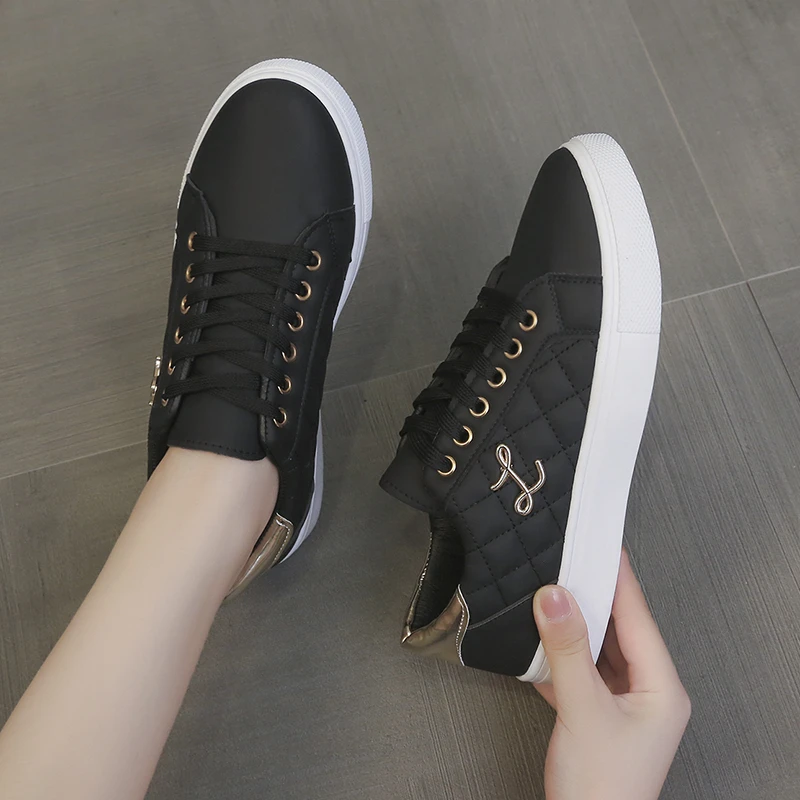 

Women's Sneakers Fashionable Flats Women's Soft Sole Walking Vulcanized Shoes Women's Casual Sneakers Zapatos De Mujer