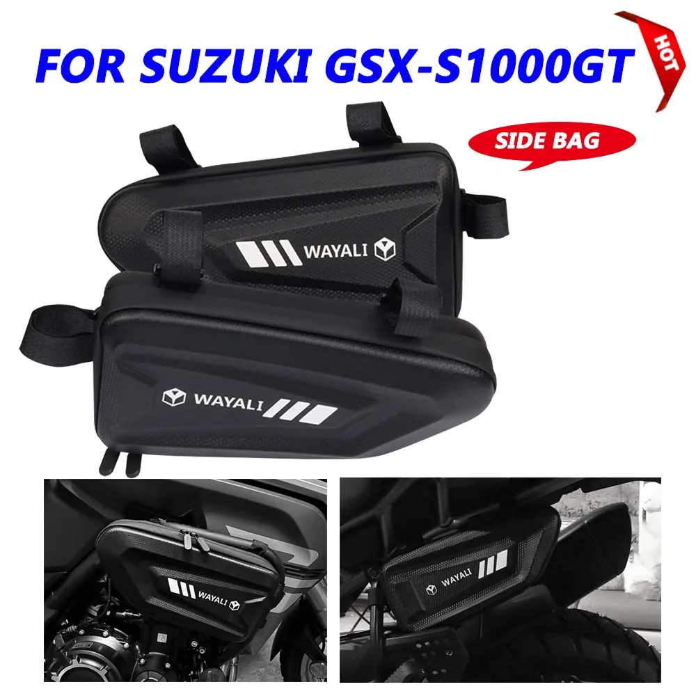 For SUZUKI GSX-S1000GT GSX-S1000 GT GSX-S GSXS 1000GT Accessories Waterproof Side Bag SaddlebagsHard Shell Package Tool Bags