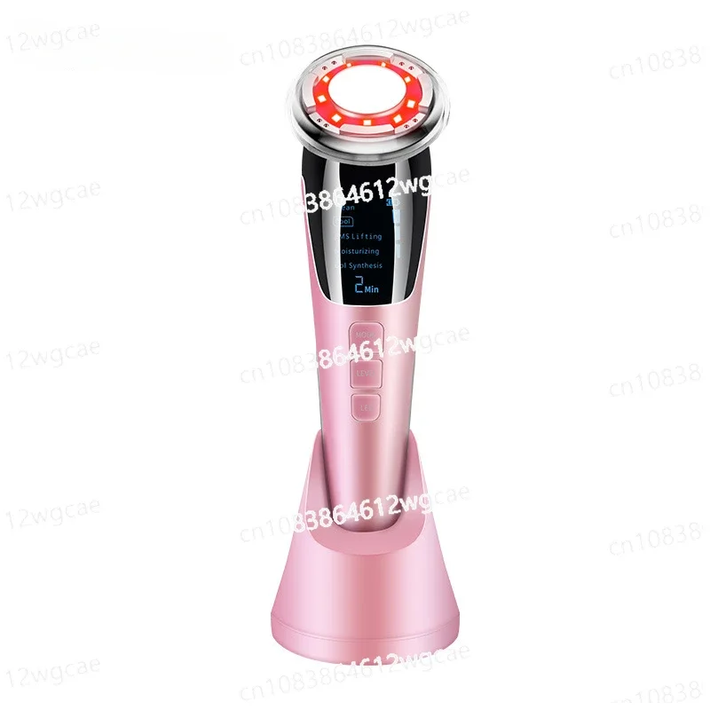 EMS photon rejuvenation device, firming and lifting facial massager, cold and hot color light introduction device